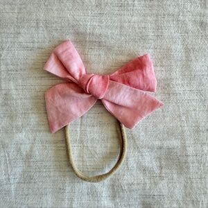 Little Poppy Co. Bow Headband with Bow - Pink
